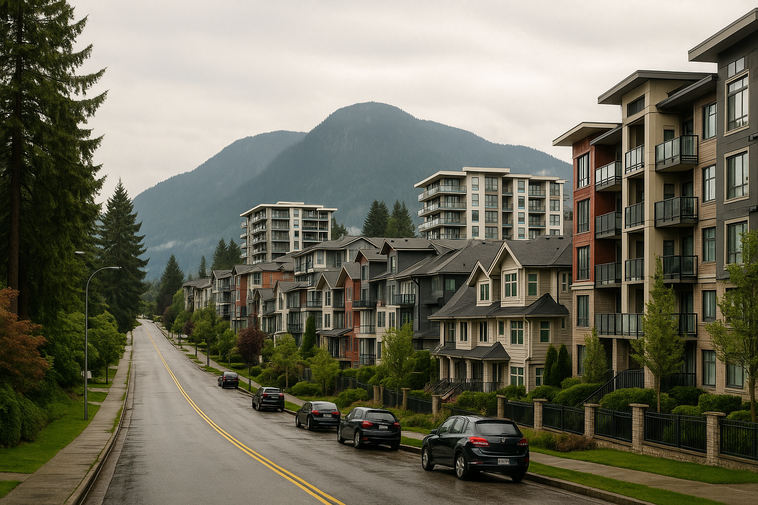 Representative Coquitlam streetscape background.