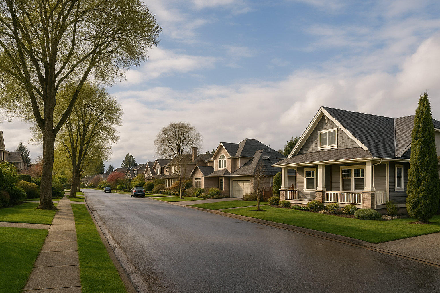 Representative Delta streetscape background.