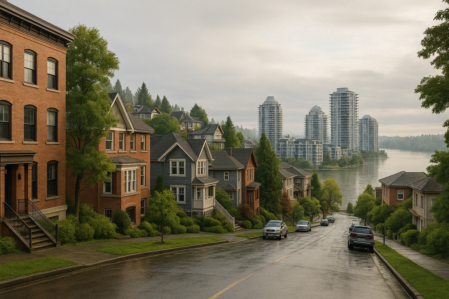 Representative New Westminster streetscape background.